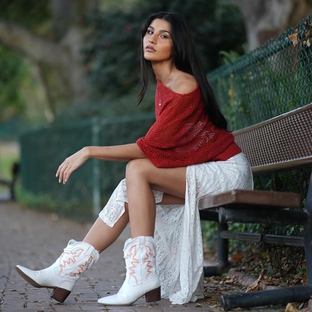 Stitched Rodeo Denim Boots - Picture 4 of 7